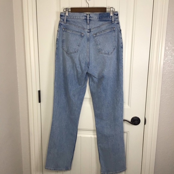 Abercrombie & Fitch Curve Love The 90’s Straight Ultra High Rise Jeans 29 Long. - Picture 6 of 10